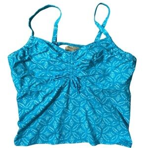 Lands End Underwire Tankini Swimsuit Top Size 22W/P